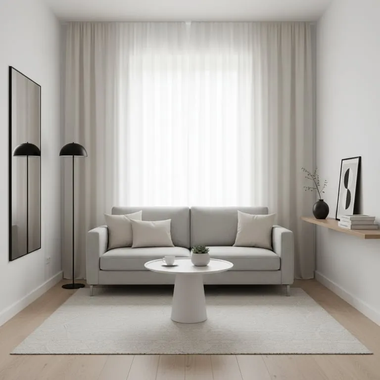 Modern Minimalist Living Room Interior Design Ideas for Small Spaces